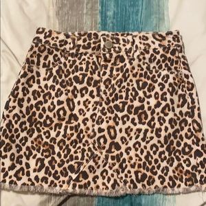 Justice Girls Animal Print Skort